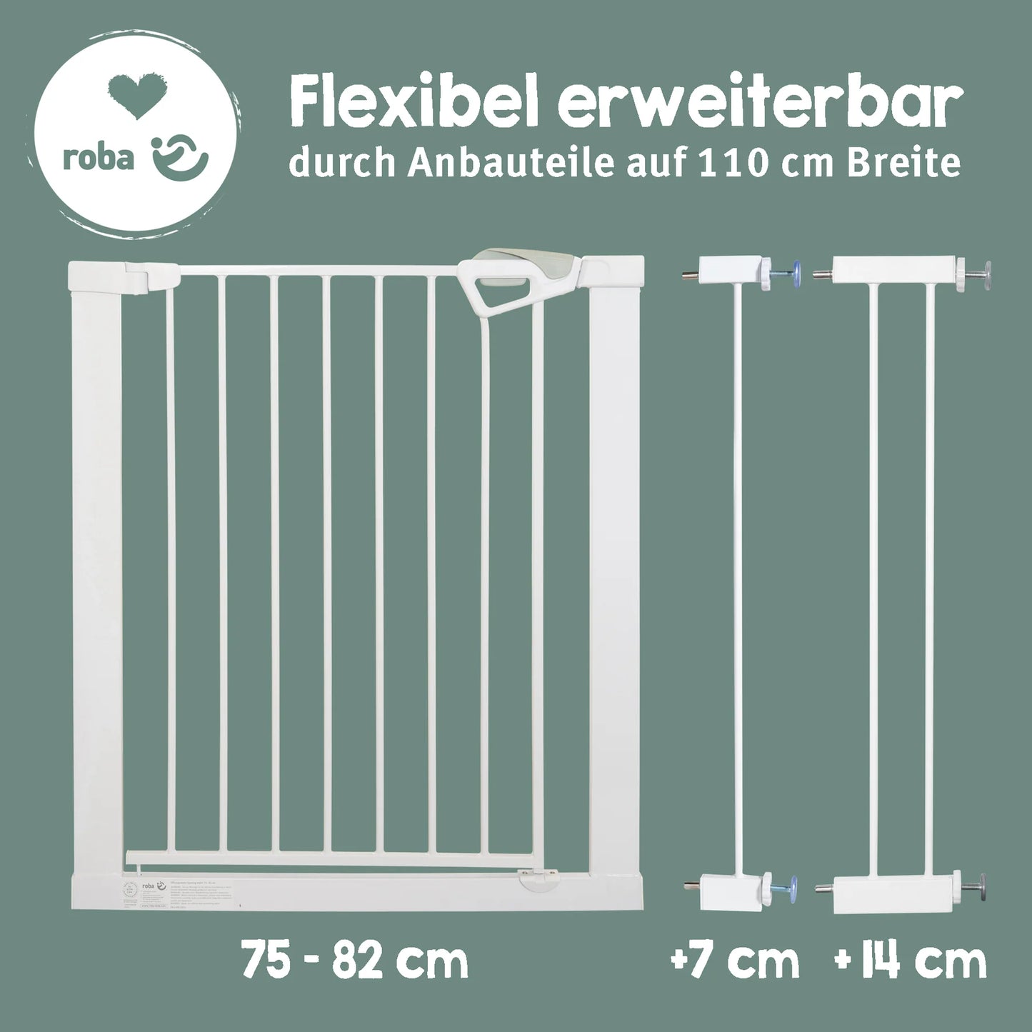 Treppenschutzgitter aus Matall: weiß reserviert für Geburtsliste #432254