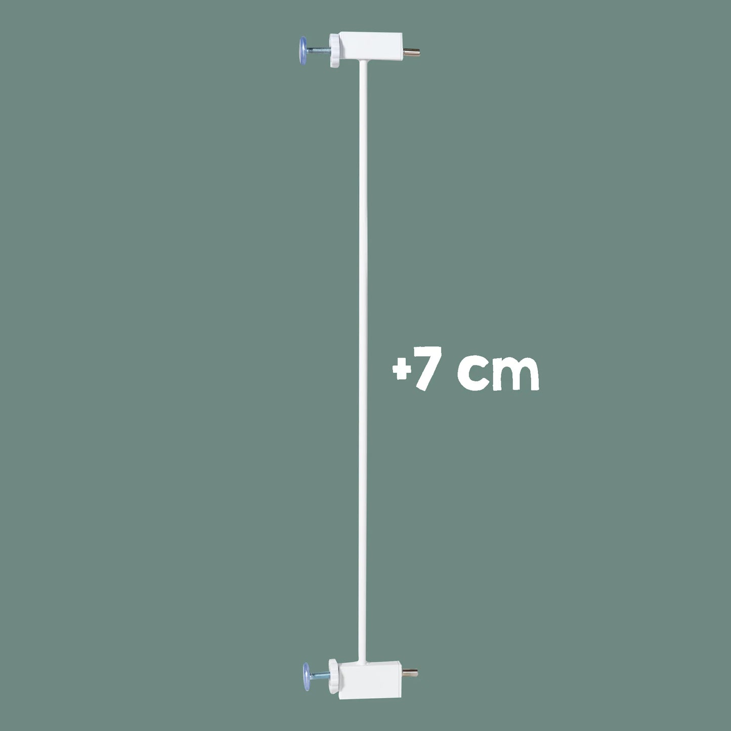 Verlängerung für Treppenschutzgitter 7 cm: weiß