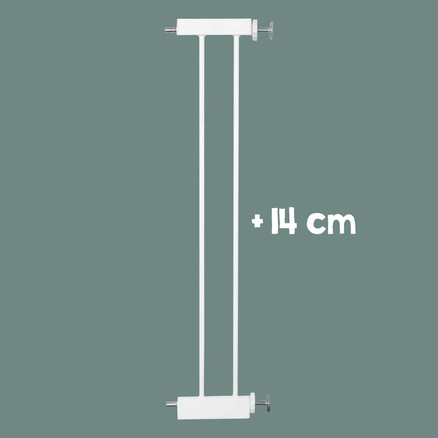 Verlängerung für Treppenschutzgitter 14 cm: weiß