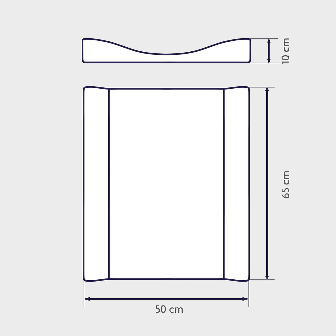 Wickelkissen Keil 60/70: weiß,Löwe