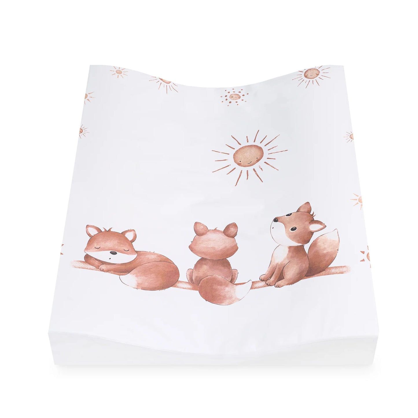 Wickelkissen Keil 60/70: weiß,Fuchs reserviert für Geburtsliste #412239