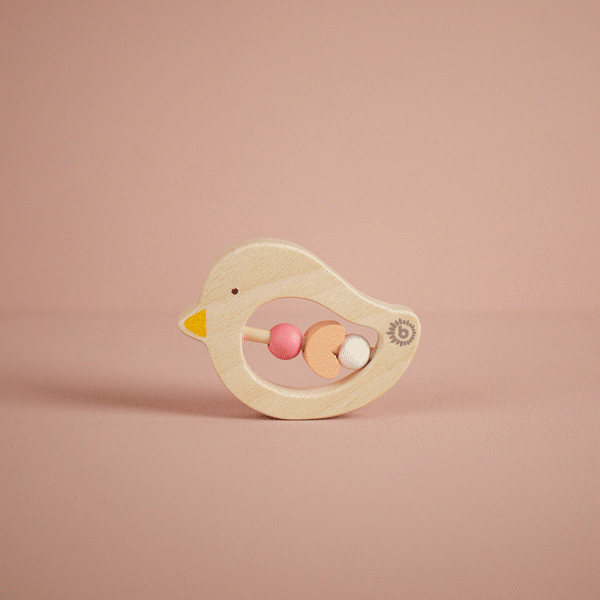 Greifring: Vogel rosa (Neuware)