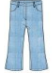 Jeanshose Schlag hellblau
