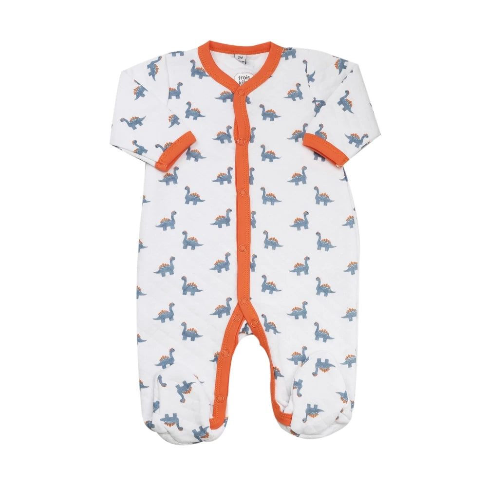 Strampler Orange,dino Gr 62