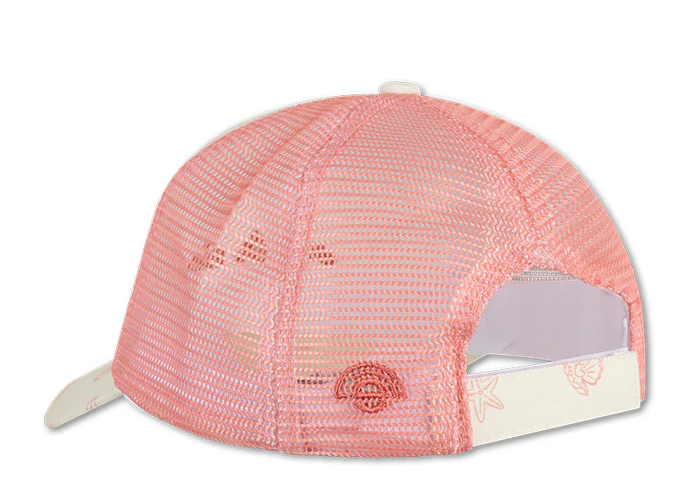 Schirmkappe: beige,rosa
