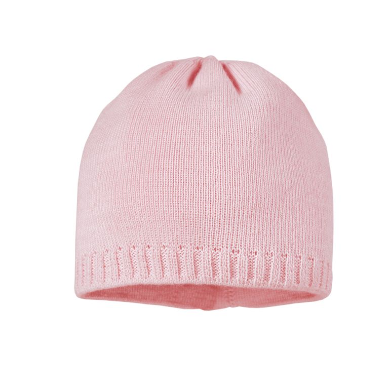 Baby Strickmütze rosa
