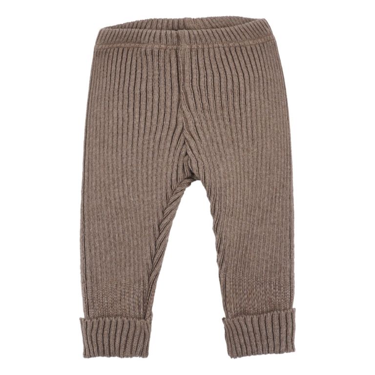 Strickleggings braun