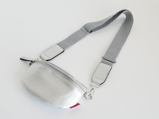 Bauchtasche: silber