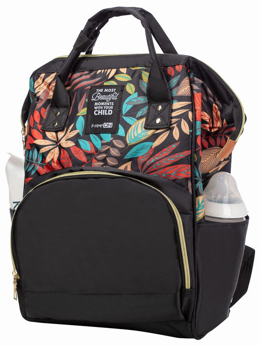 Wickeltasche: schwarz,bunt