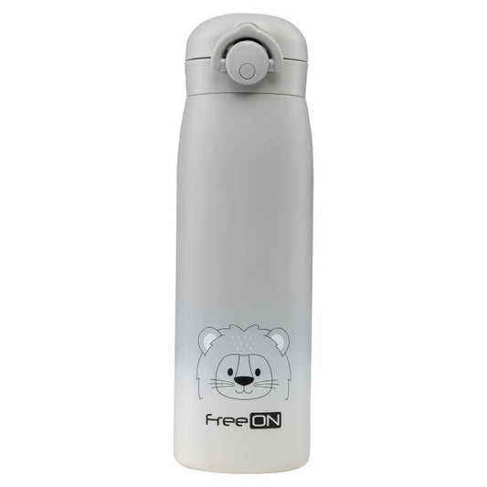Thermosflasche grau