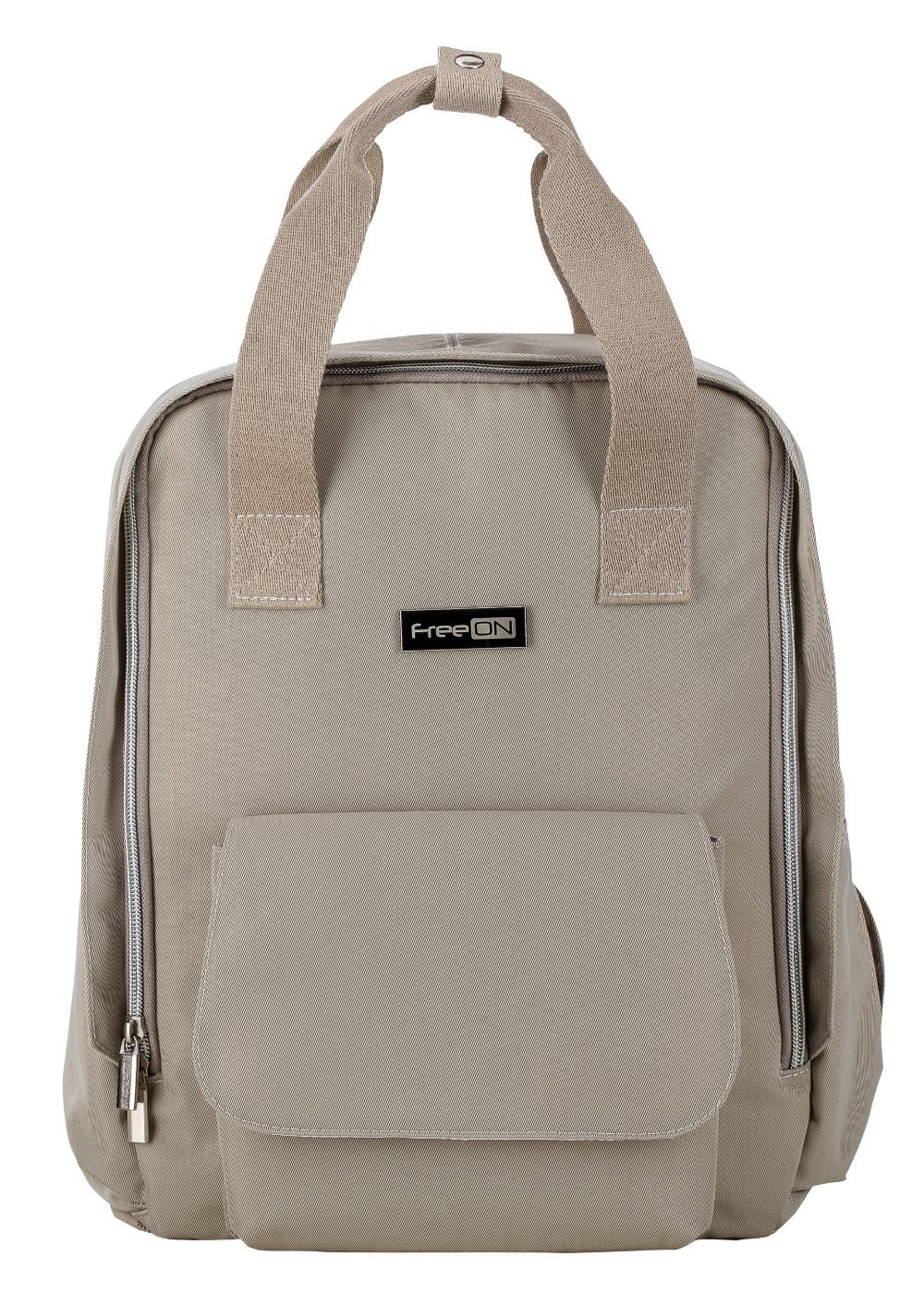 Wickeltasche klein: beige