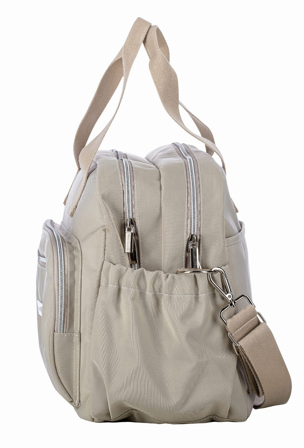 Wickeltasche groß: beige