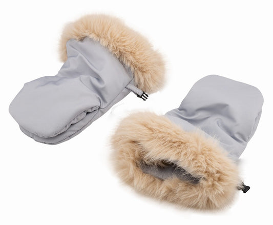 Kinderwagen Handschuhe grau