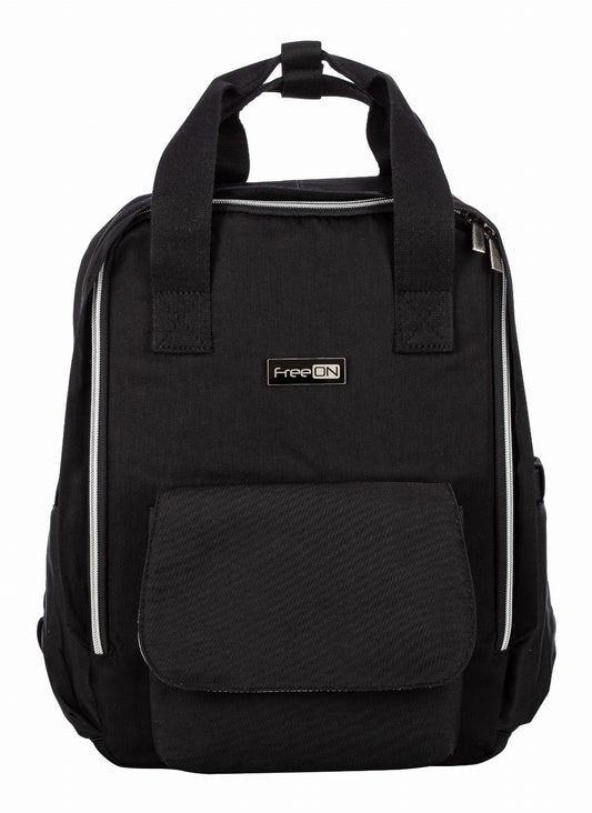 Wickeltasche klein: schwarz
