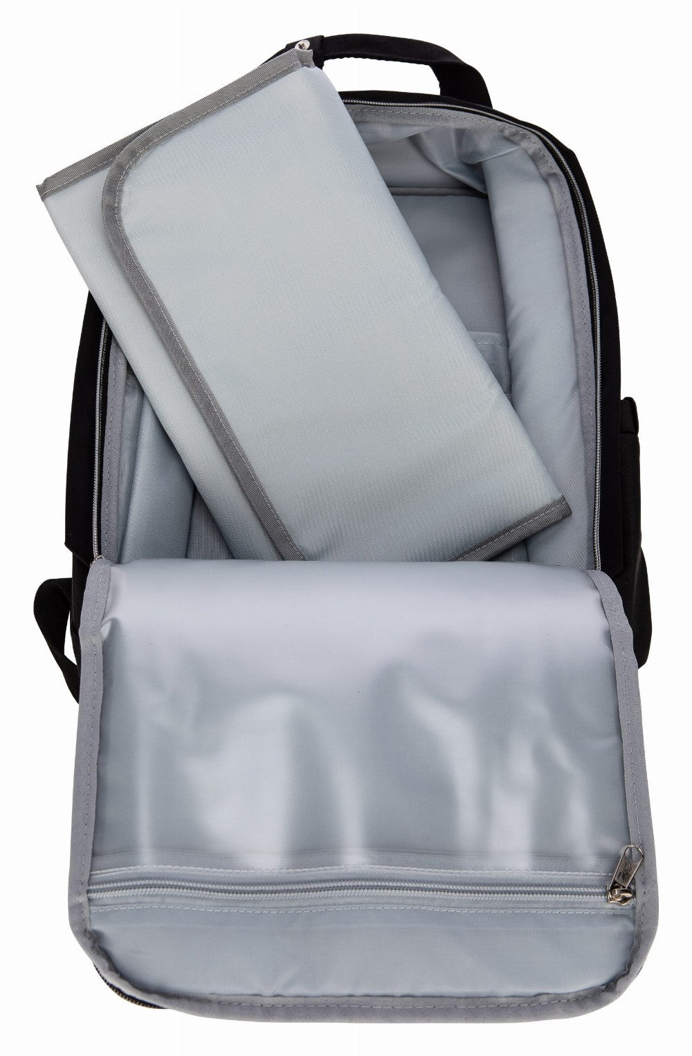 Wickeltasche klein: schwarz