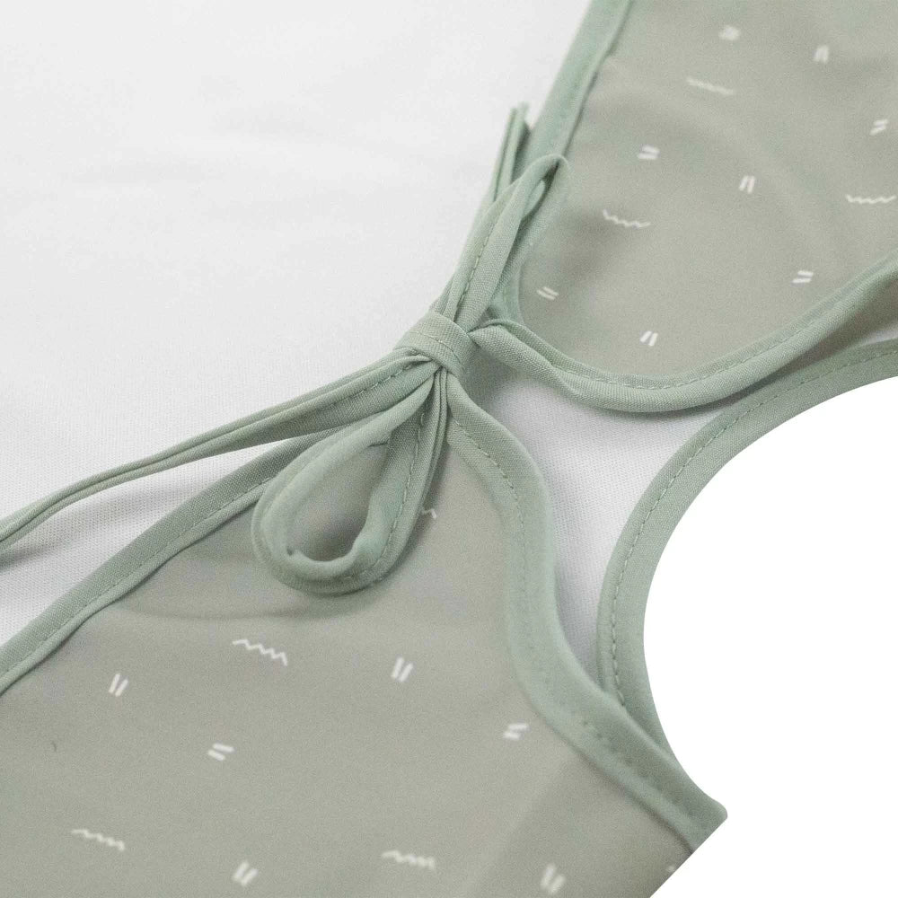 Lätzchen mit Armen: Mint,weiß