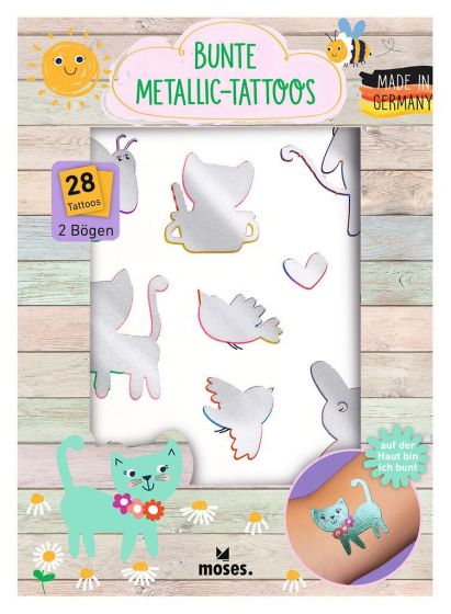 Bunte Metallic Tattoo (Neuware)