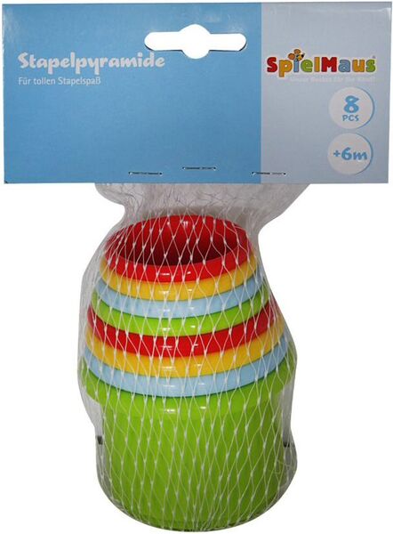 Stapelbecher: 8 Teile