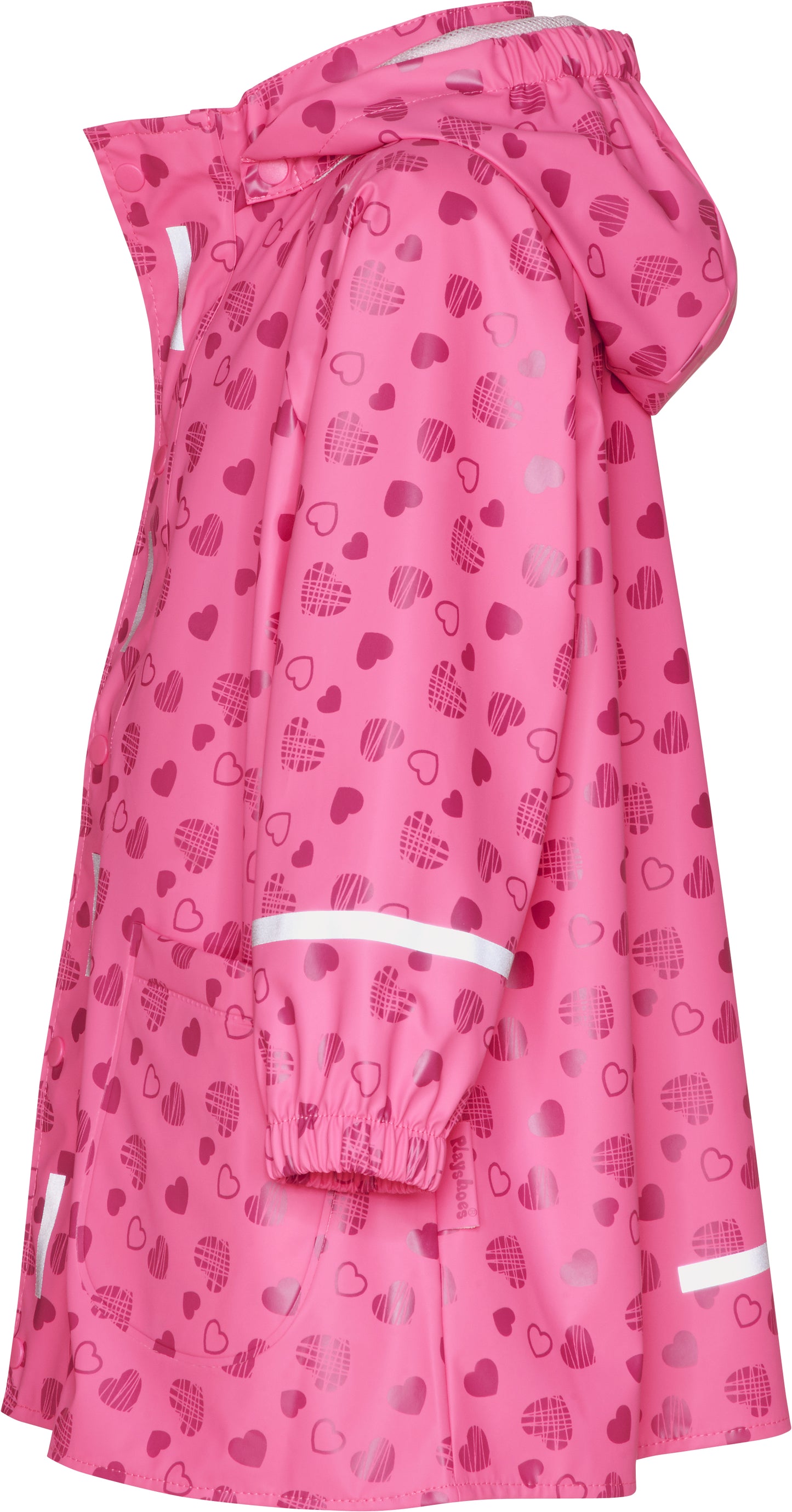 Regenjacke rosa Herzen