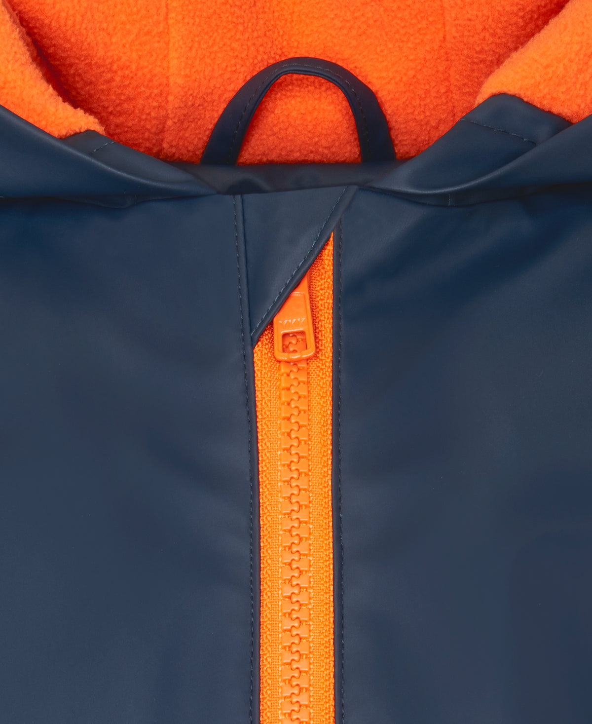 Playshoes gefütterte Regenjacke: blau,Orange