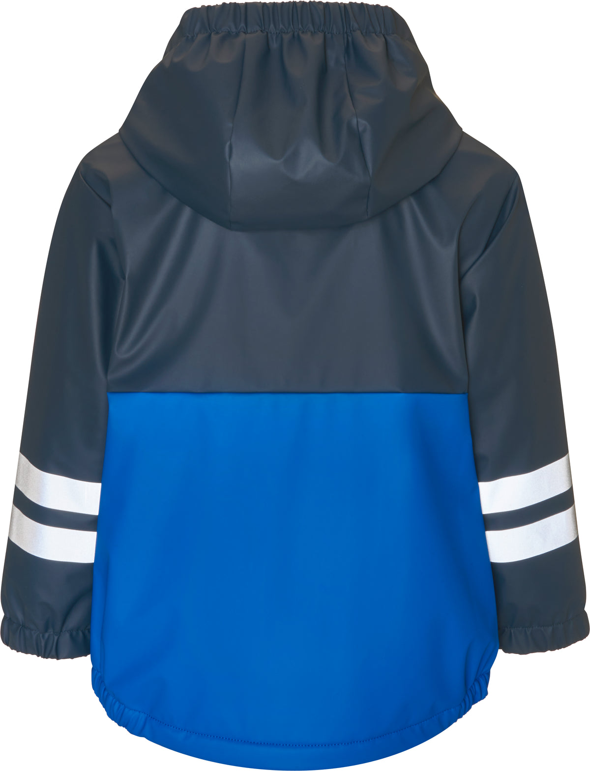 Playshoes gefütterte Regenjacke: blau,Orange