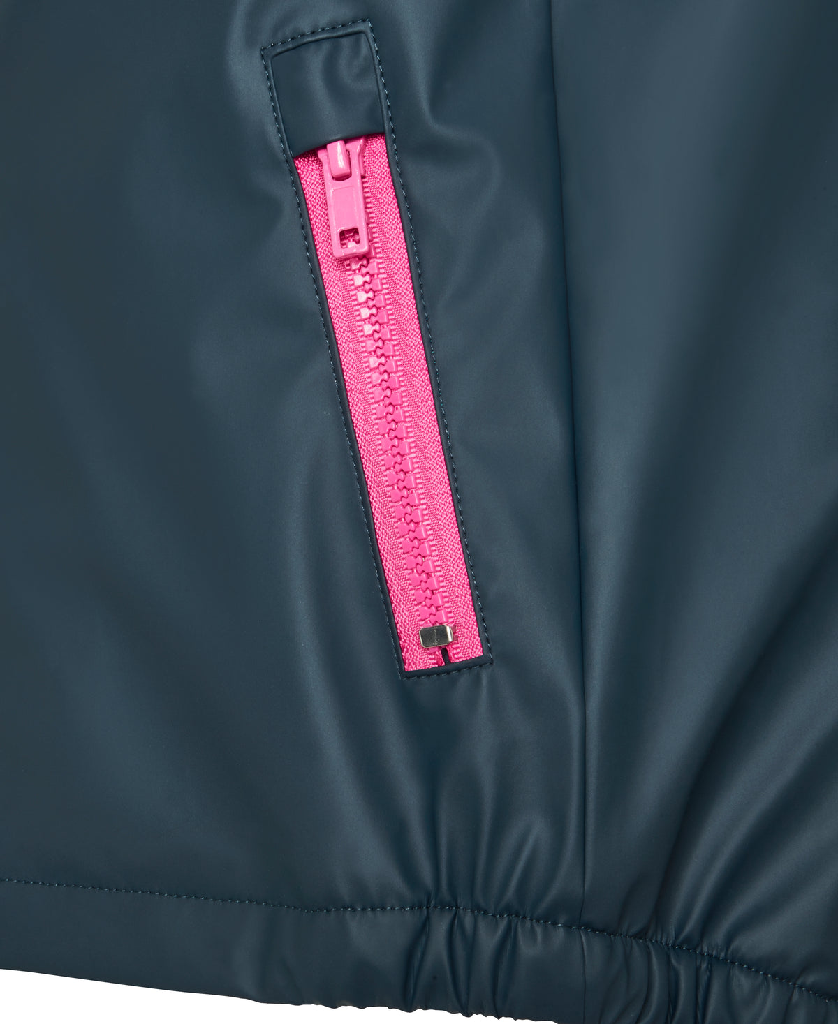 Playshoes gefütterte Regenjacke: türkis,rosa