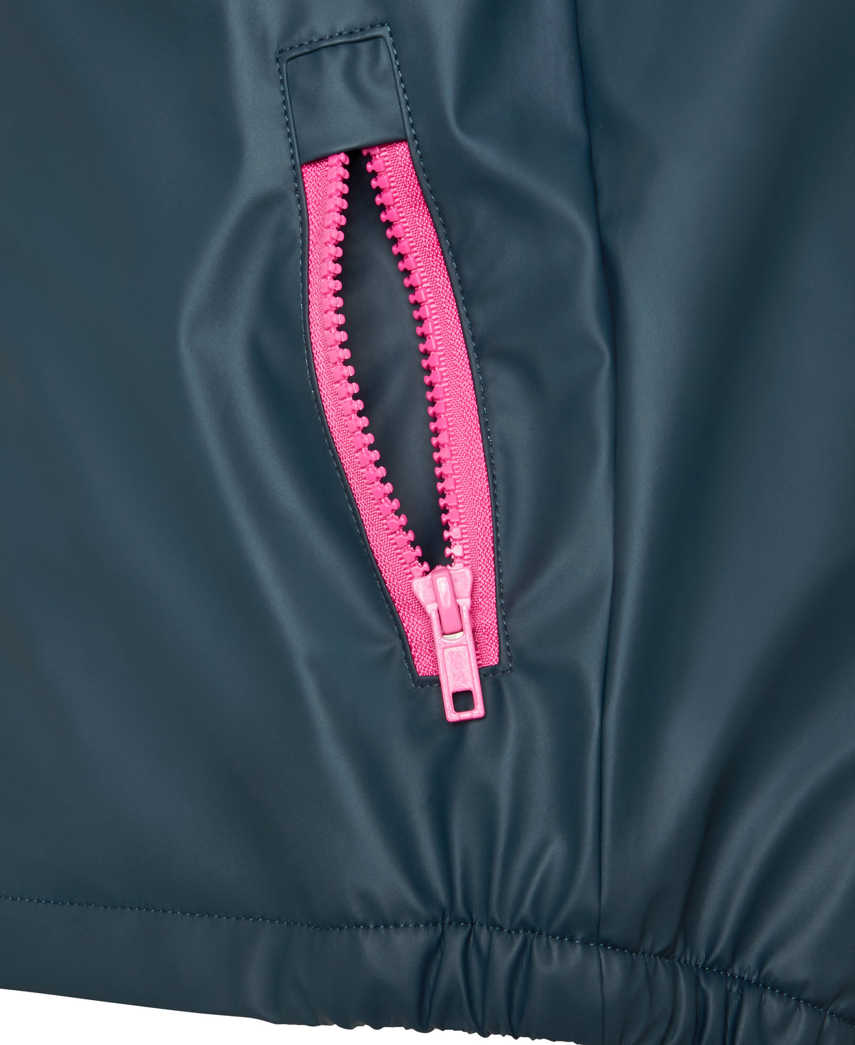Playshoes gefütterte Regenjacke: türkis,rosa
