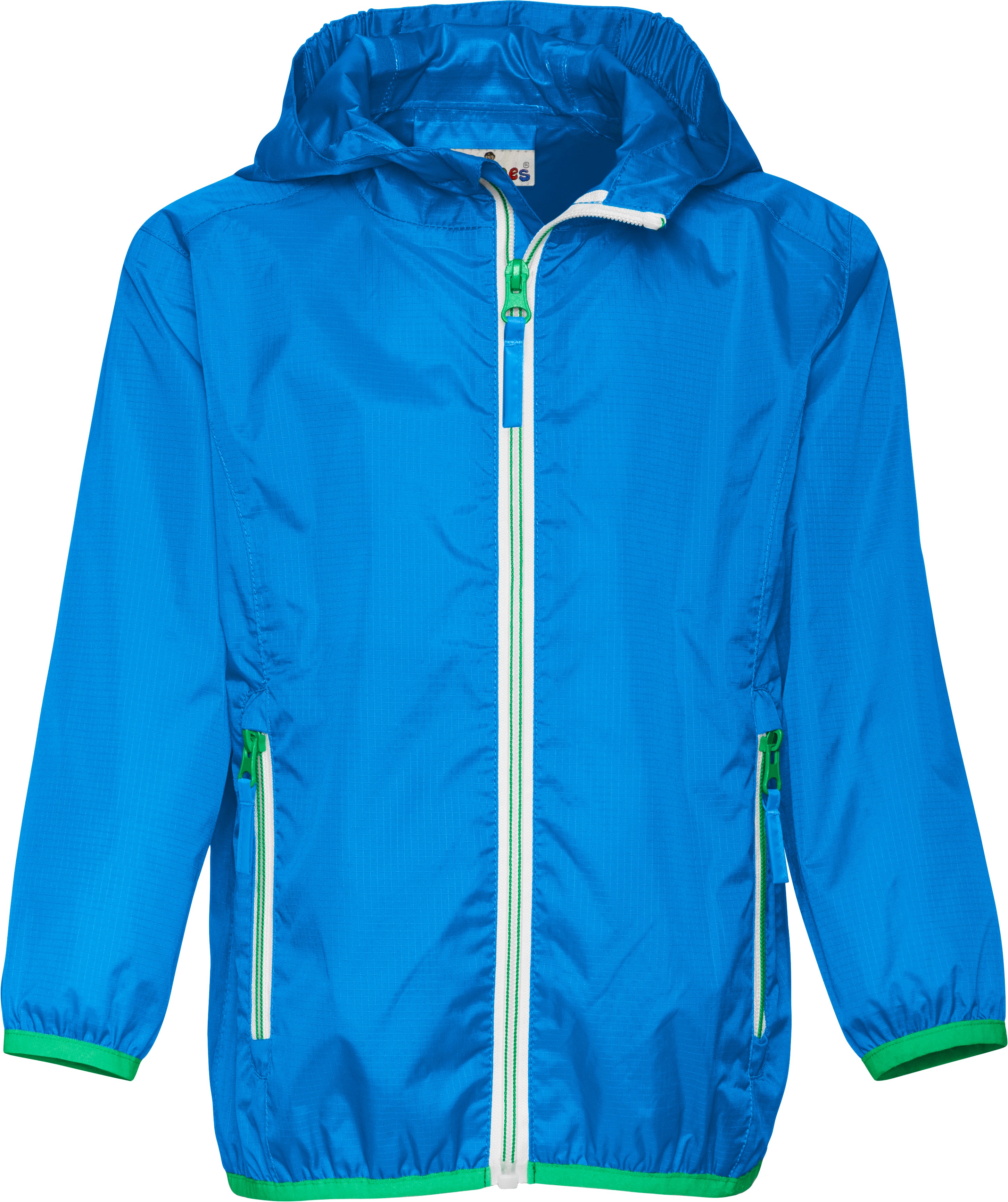 Regenjacke faltbar blau