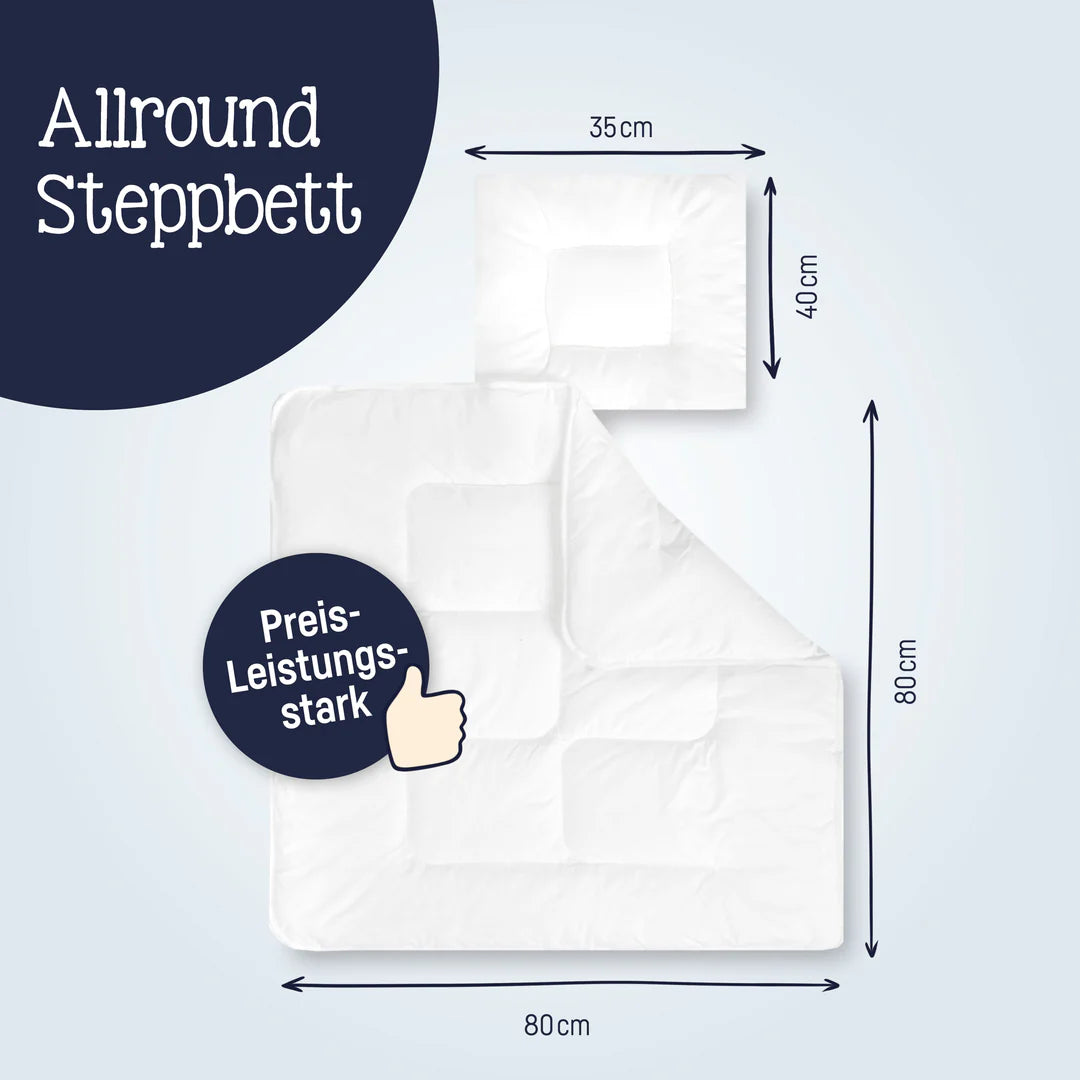 Babysteppbett-set: Basic