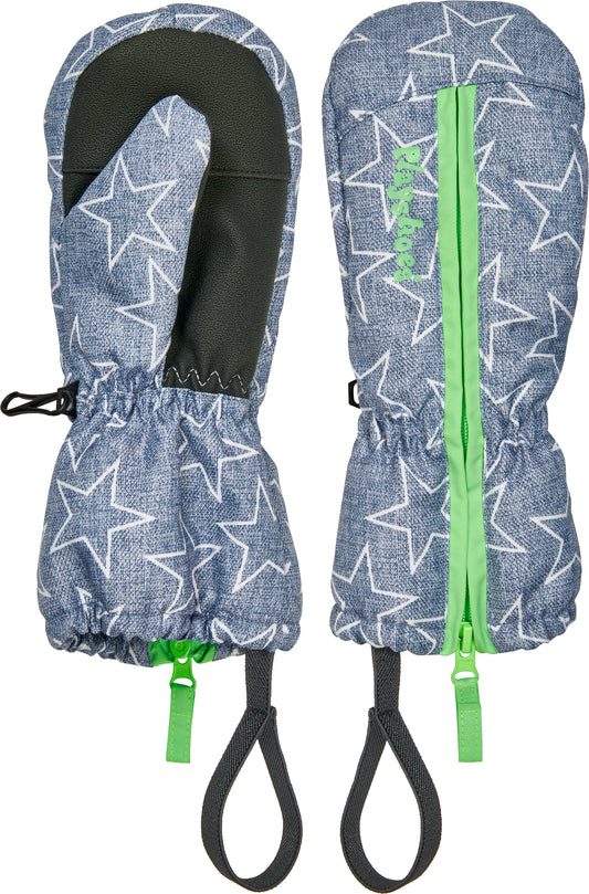 Schnee-Fäustlinge: grün,blau,Sterne (verschiedenen größen)