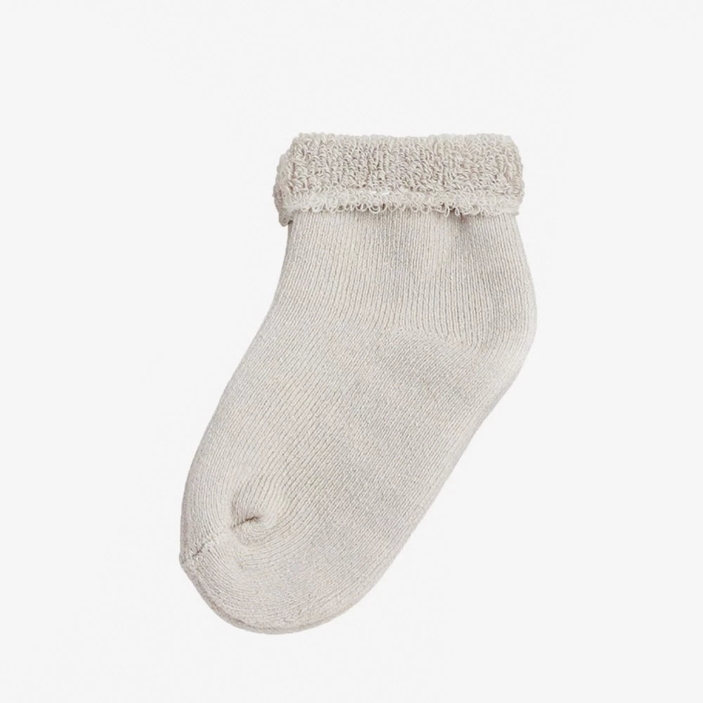 Socken 0/6 Monate: beige,weiß