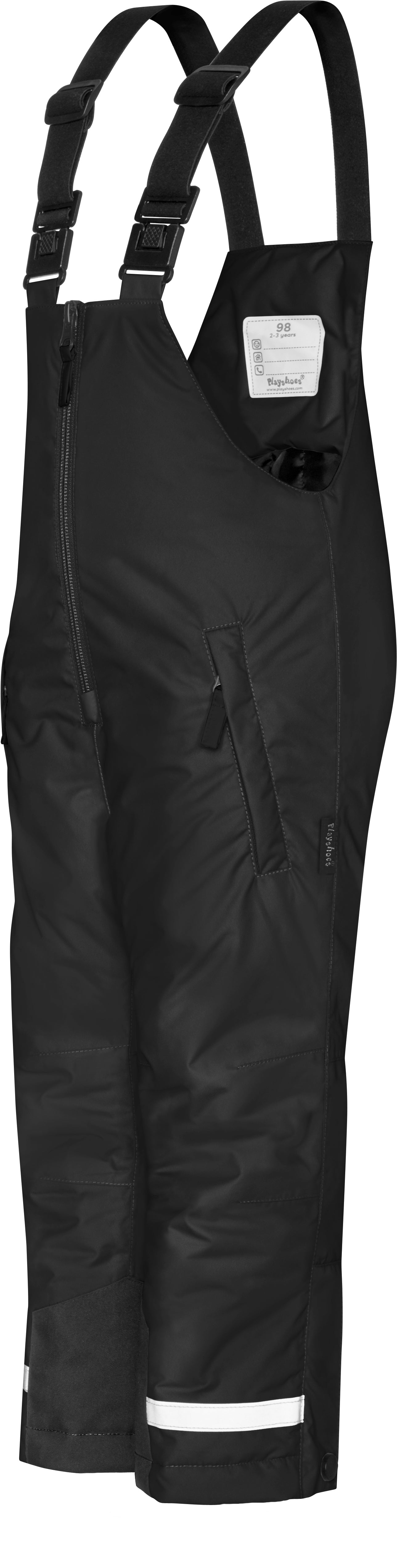 Hohe Schneehose: schwarz