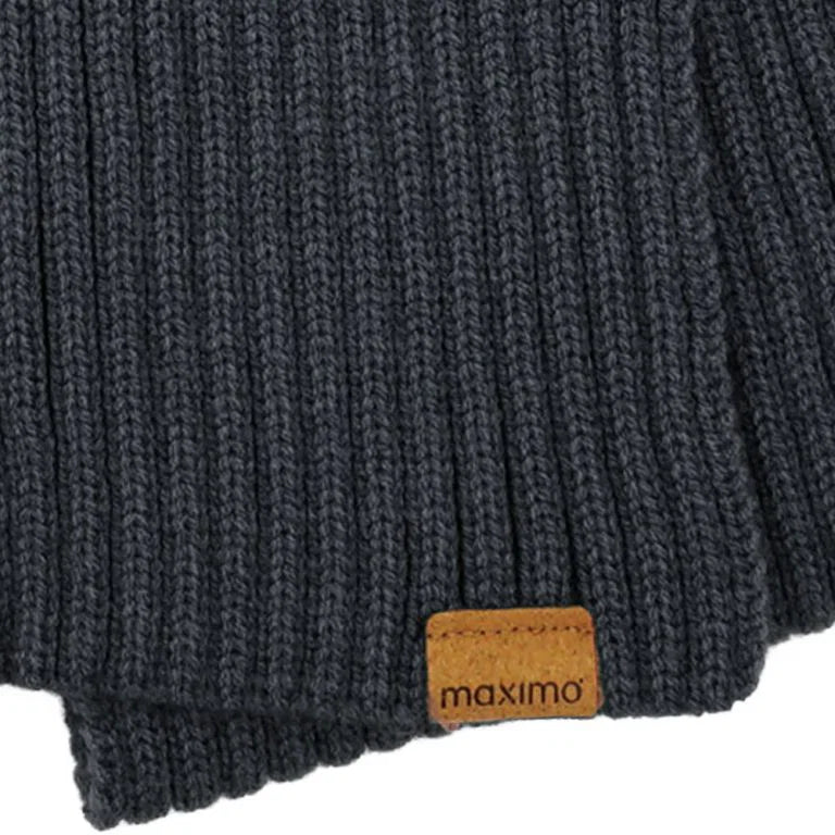 Maximo Strickschal: blau