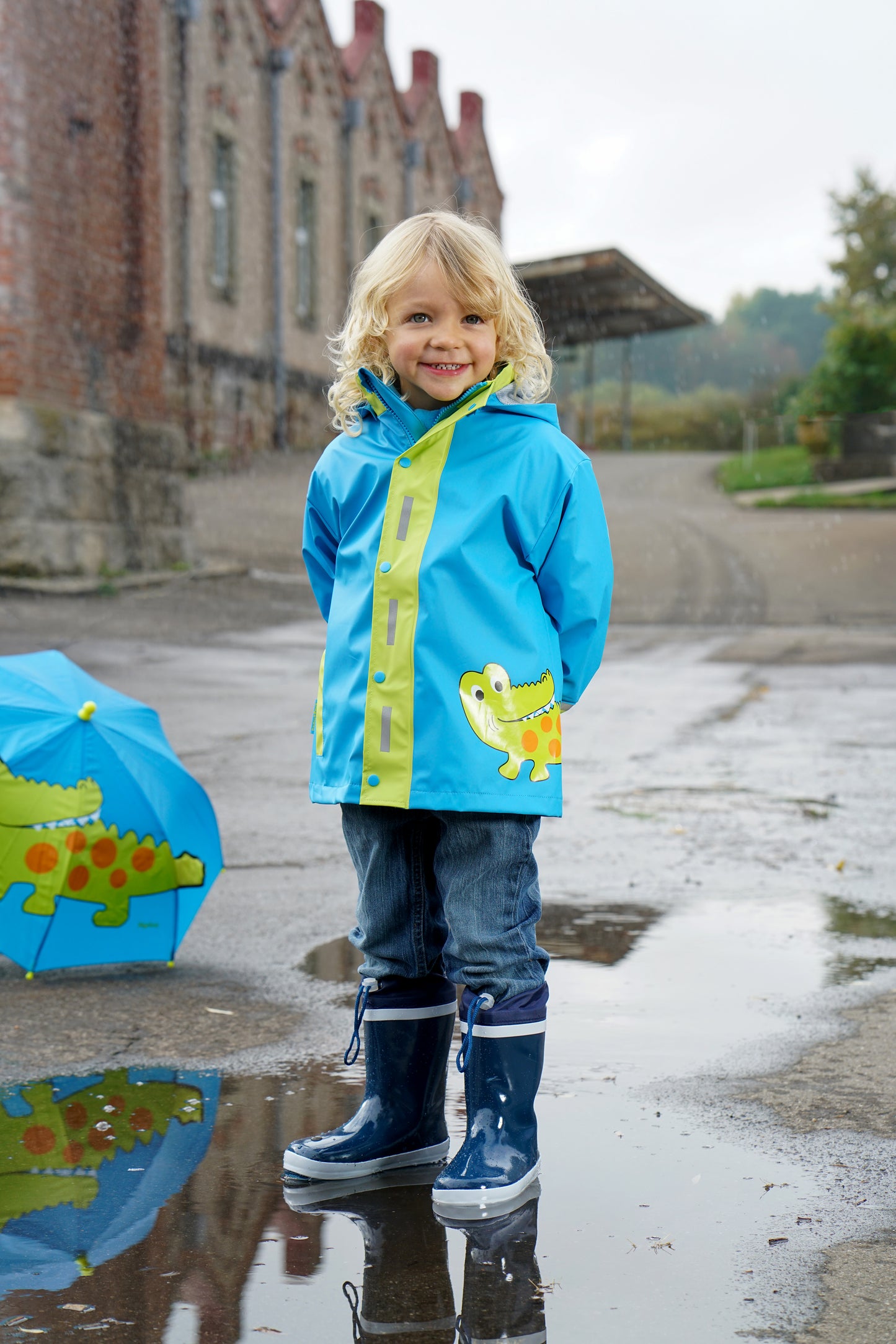 Regenjacke Krokodil