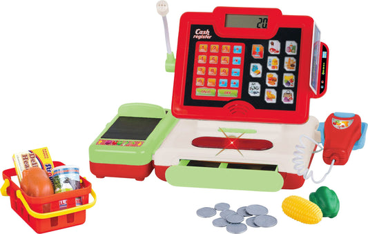 Touchscreen-Kasse mit zubehör