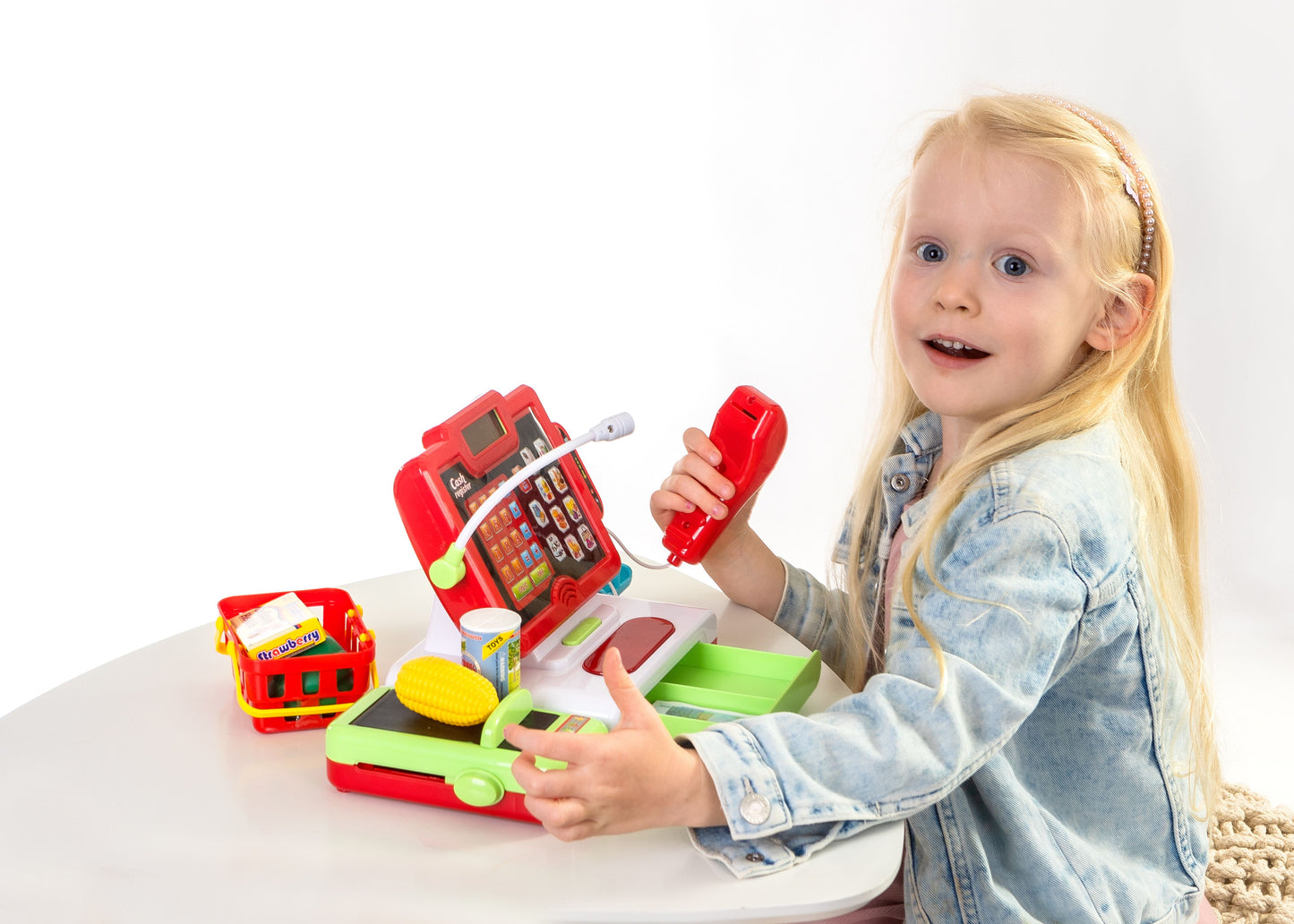 Touchscreen-Kasse mit zubehör