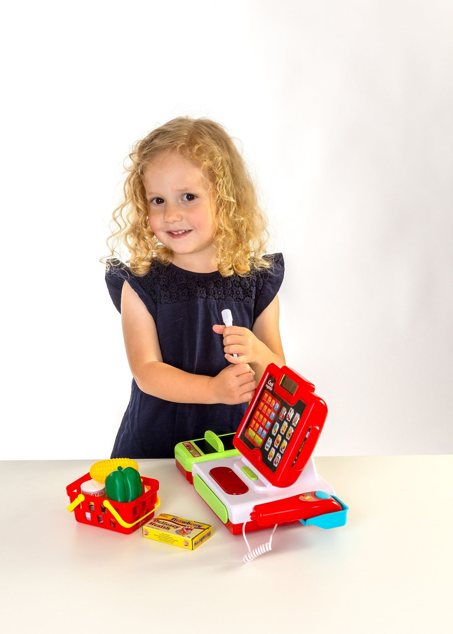 Touchscreen-Kasse mit zubehör