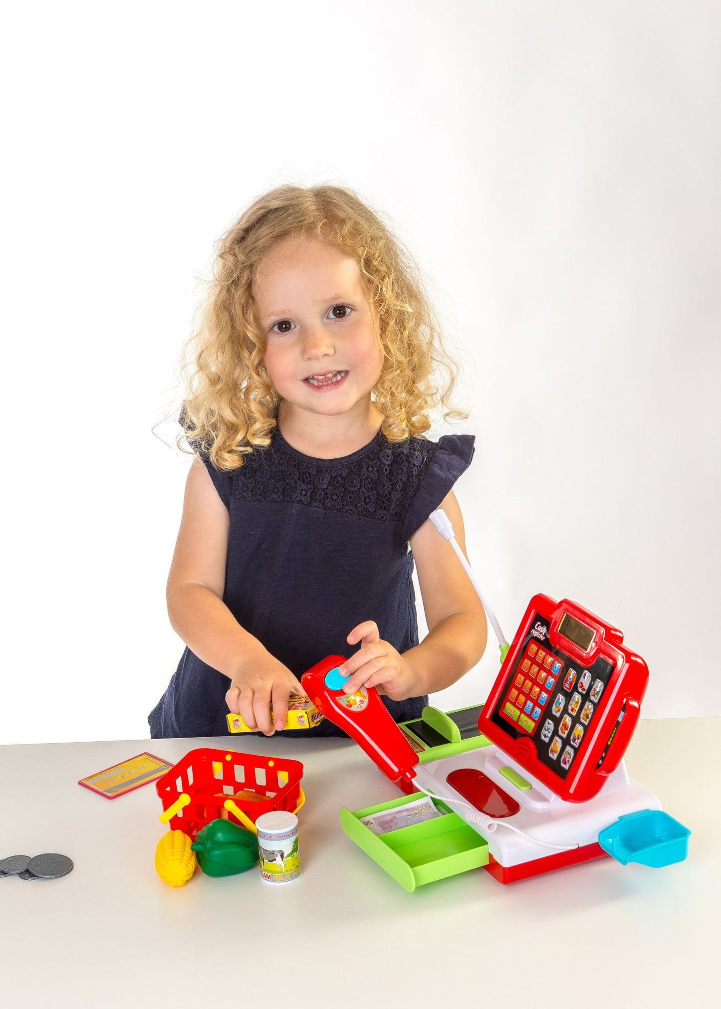 Touchscreen-Kasse mit zubehör