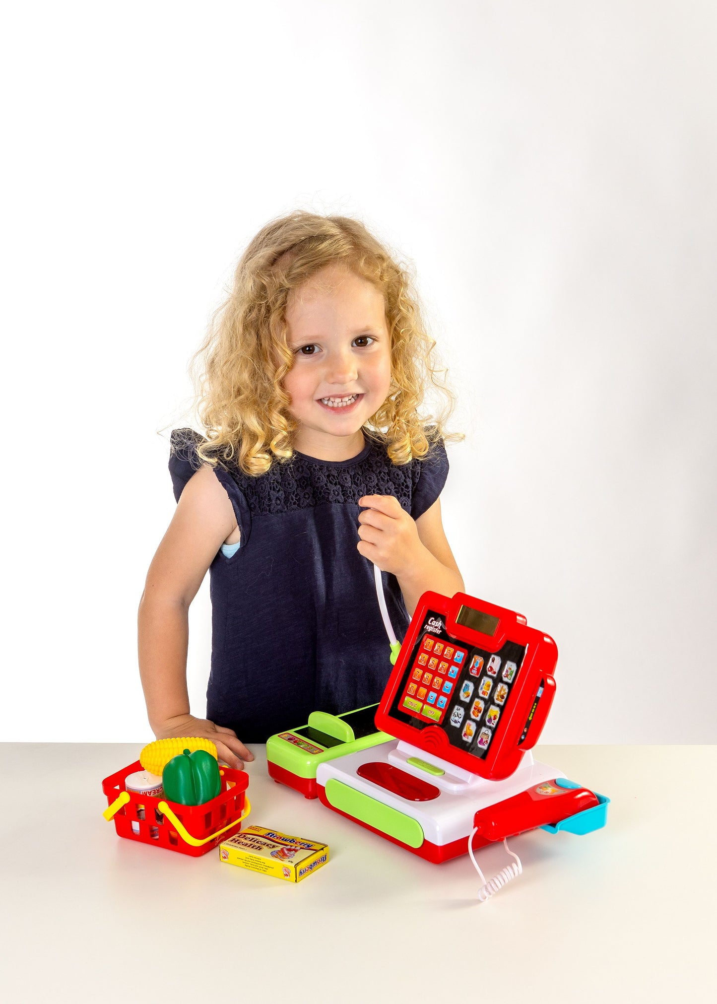 Touchscreen-Kasse mit zubehör