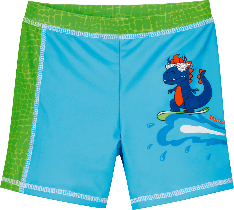 Badehose: blau,Dino