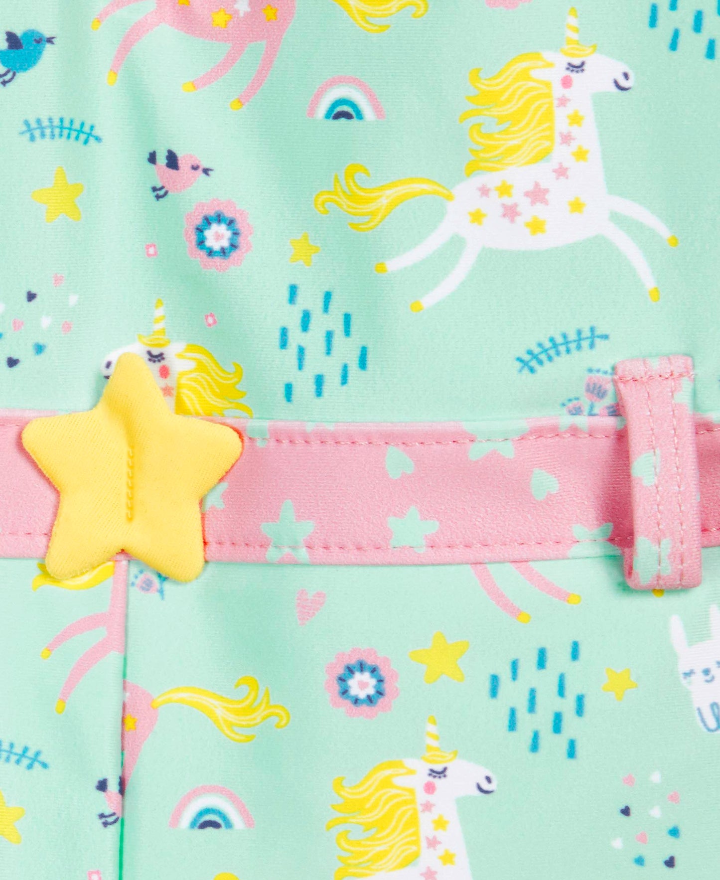 UV- Einteiler Lang: mint,Einhorn