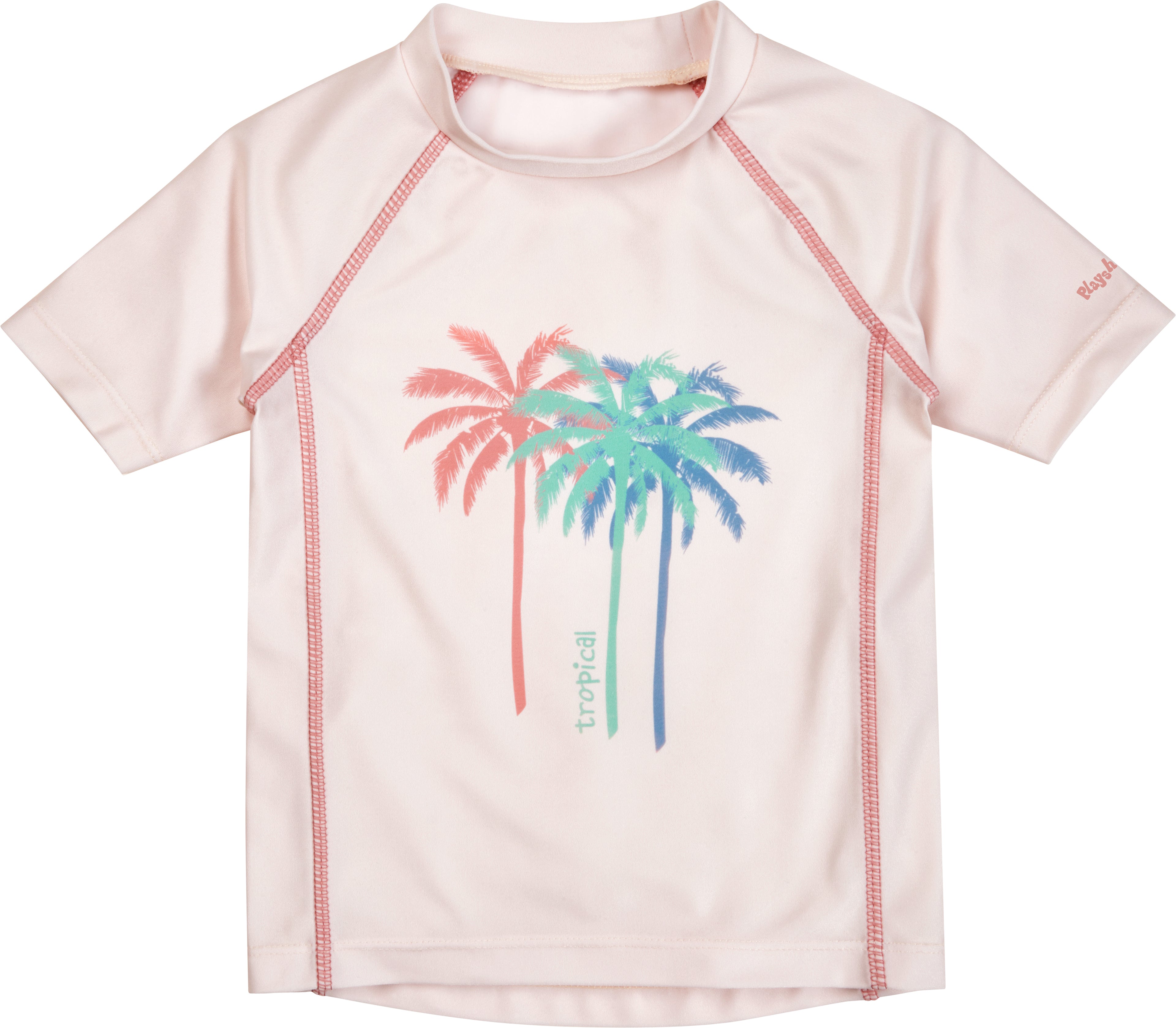 UV-T-Shirt beige,Palmen