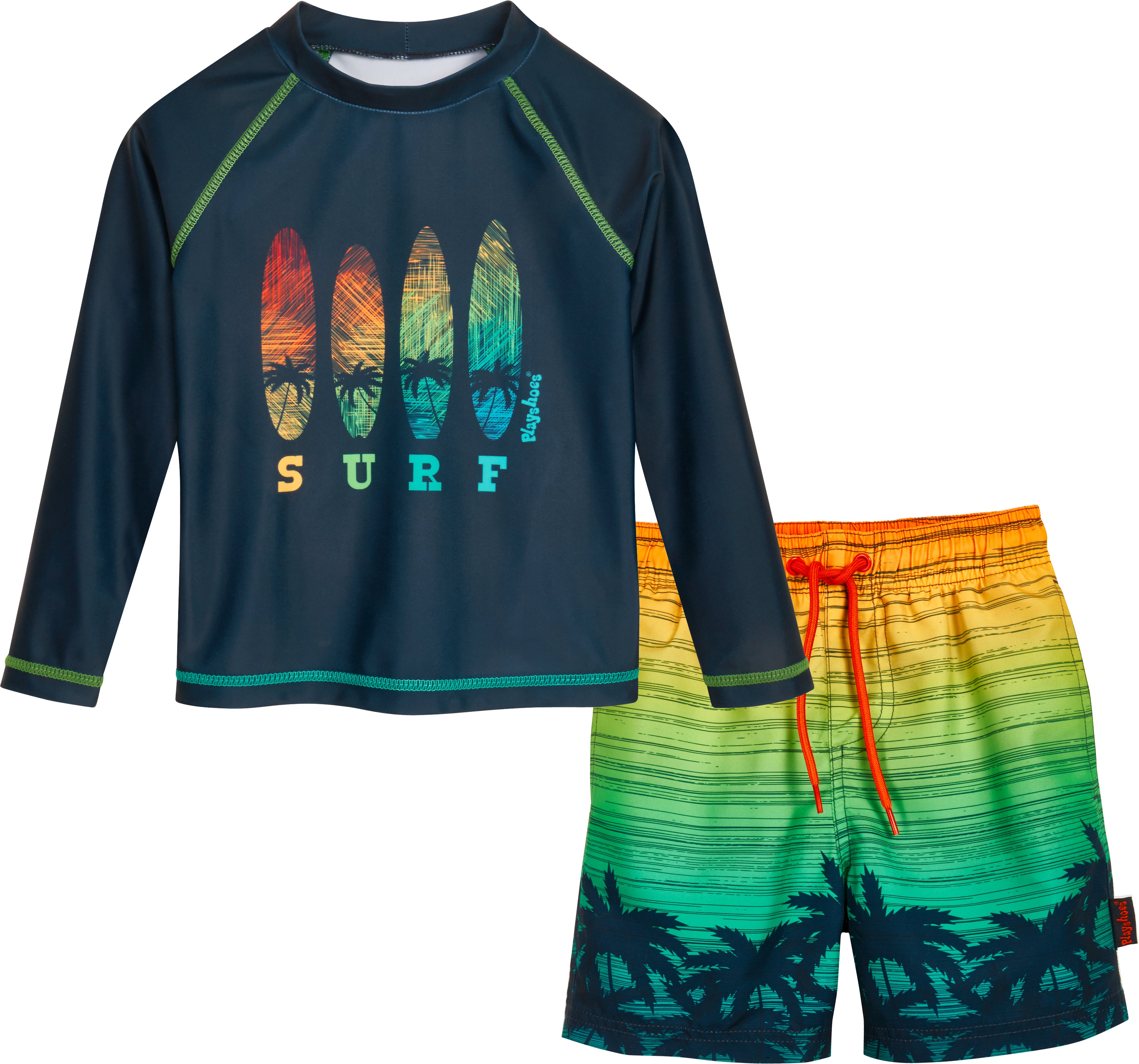 UV-Set blau, Surfbrett