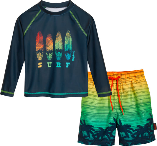 UV-Set blau, Surfbrett