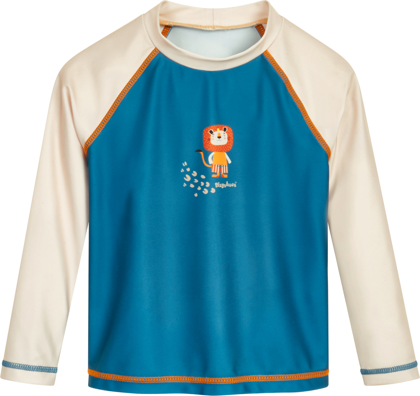 UV Langarmshirt: blau, Löwe