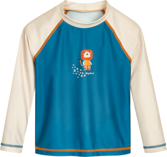 UV Langarmshirt: blau, Löwe
