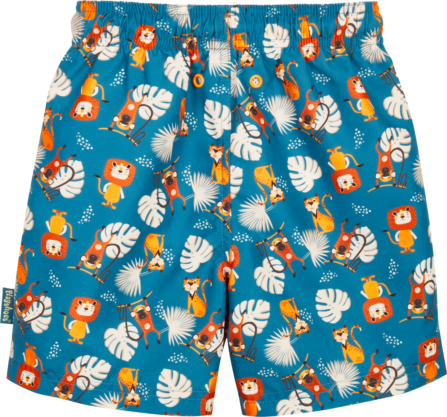 Badehose: blau,Löwe
