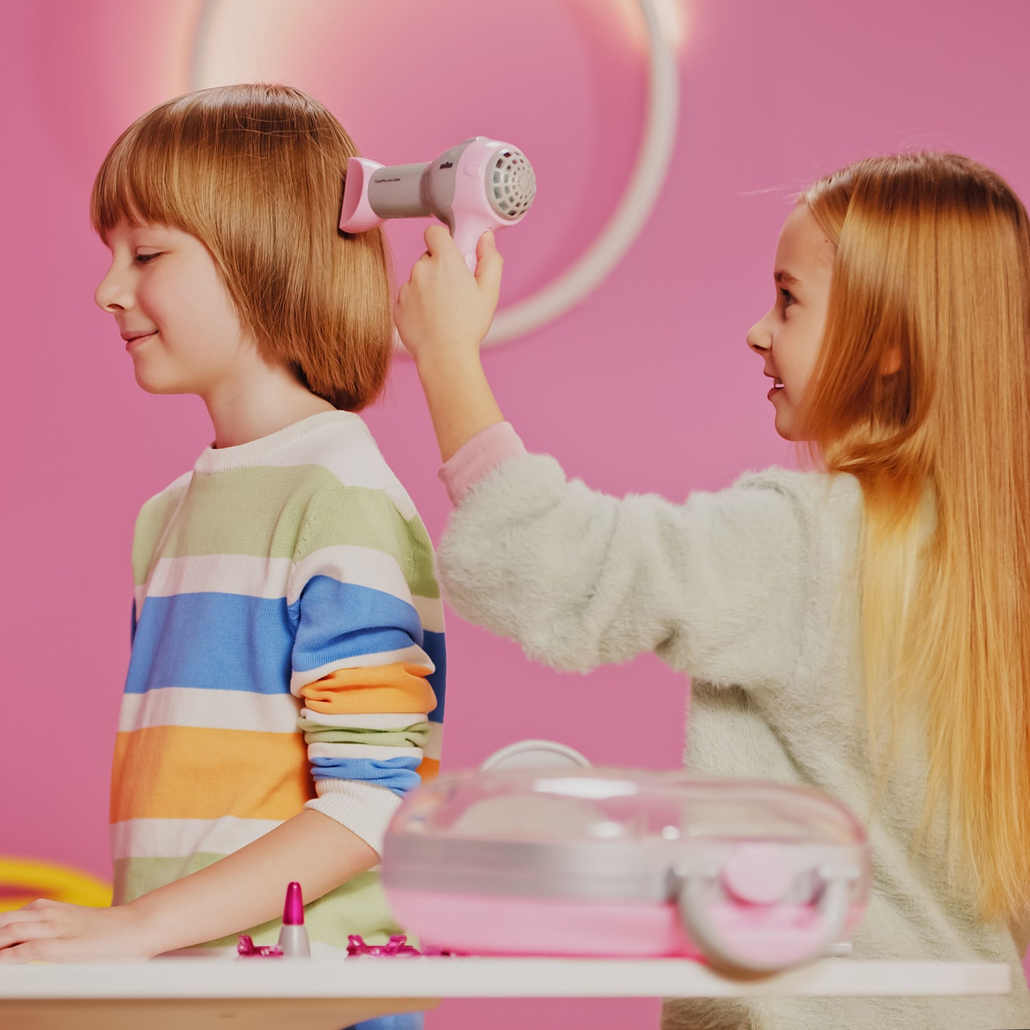 Beauty Case mit Haartrockner/Zubehör