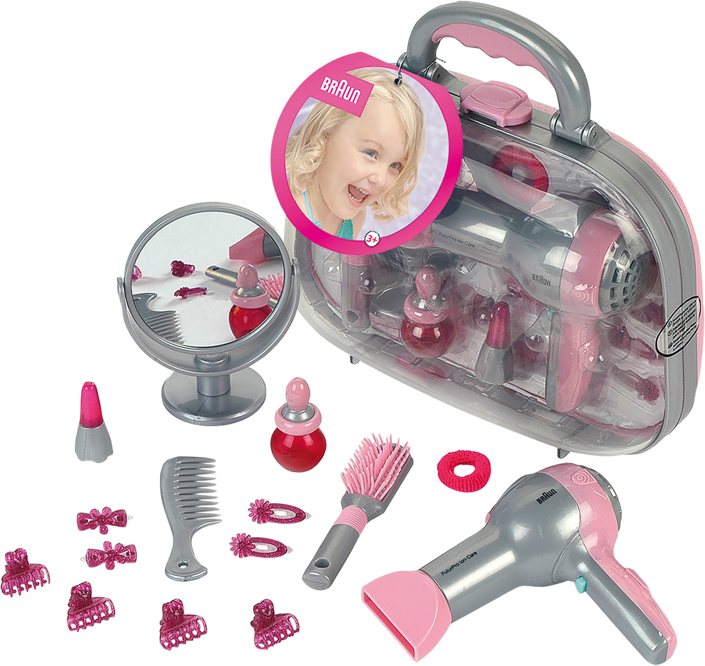 Beauty Case mit Haartrockner/Zubehör