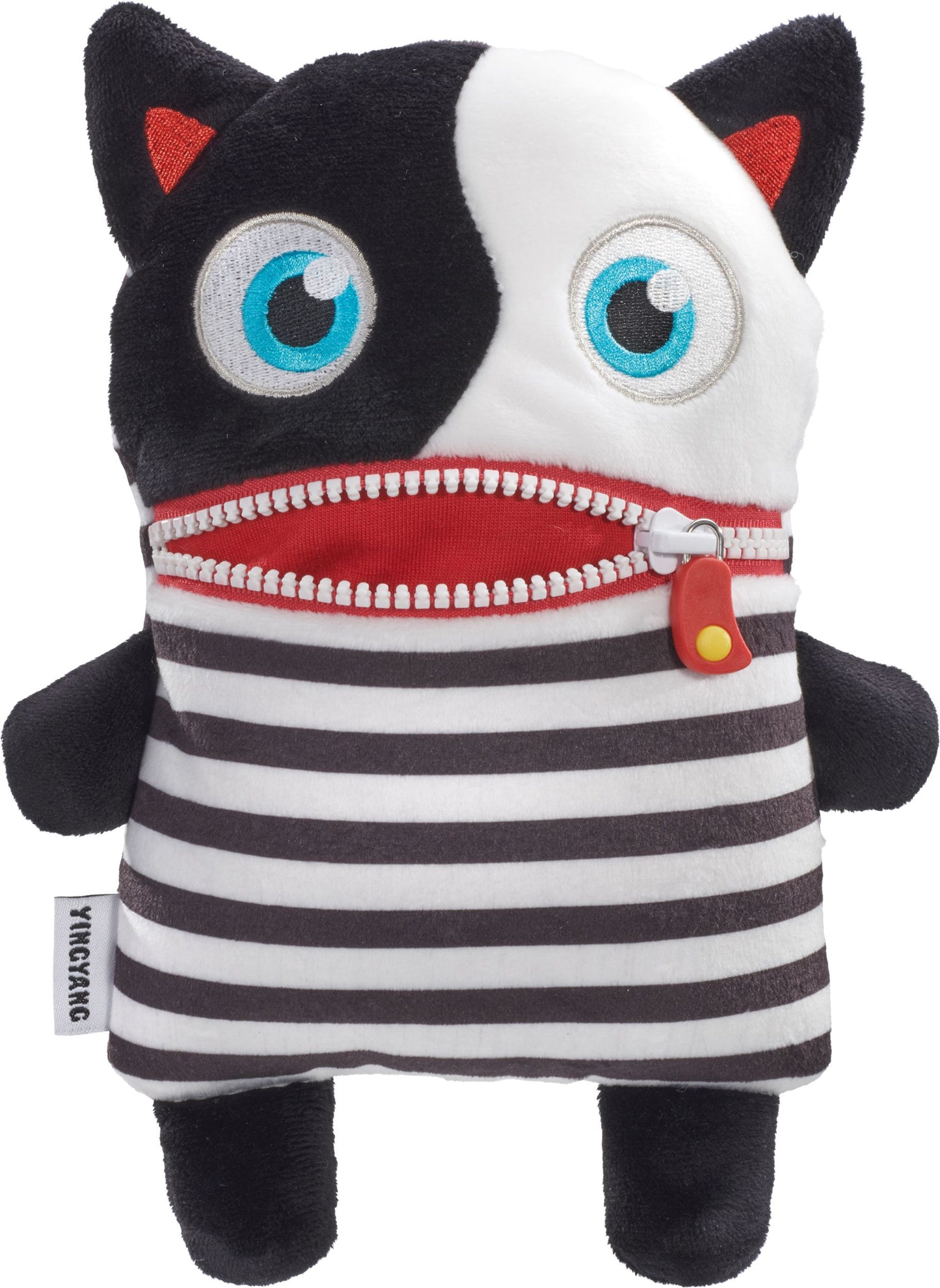 Sorgenfresser 23 cm: schwarz,weiß